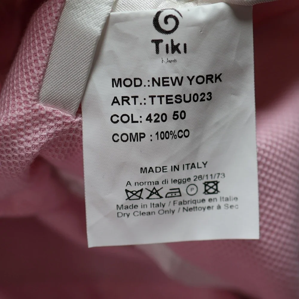 Tiki Napoli Sport Coat Mens US 40 IT 50 Pink New York 2-Button Made In Italy
